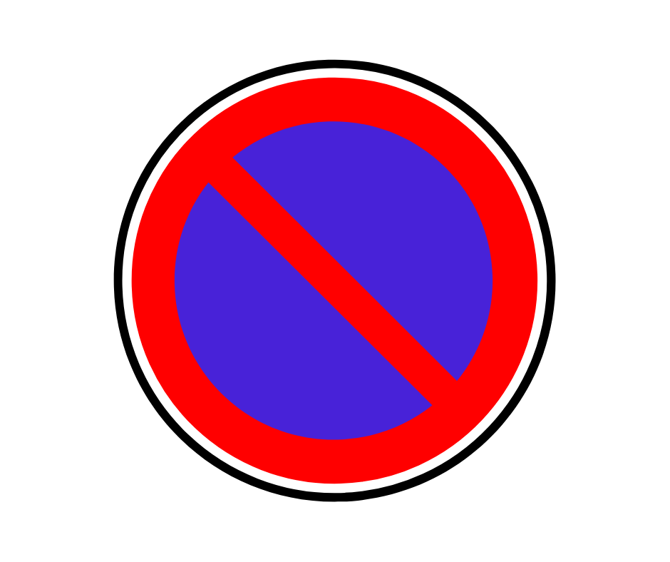 aturan mengemudi di belanda : dilarang parkir